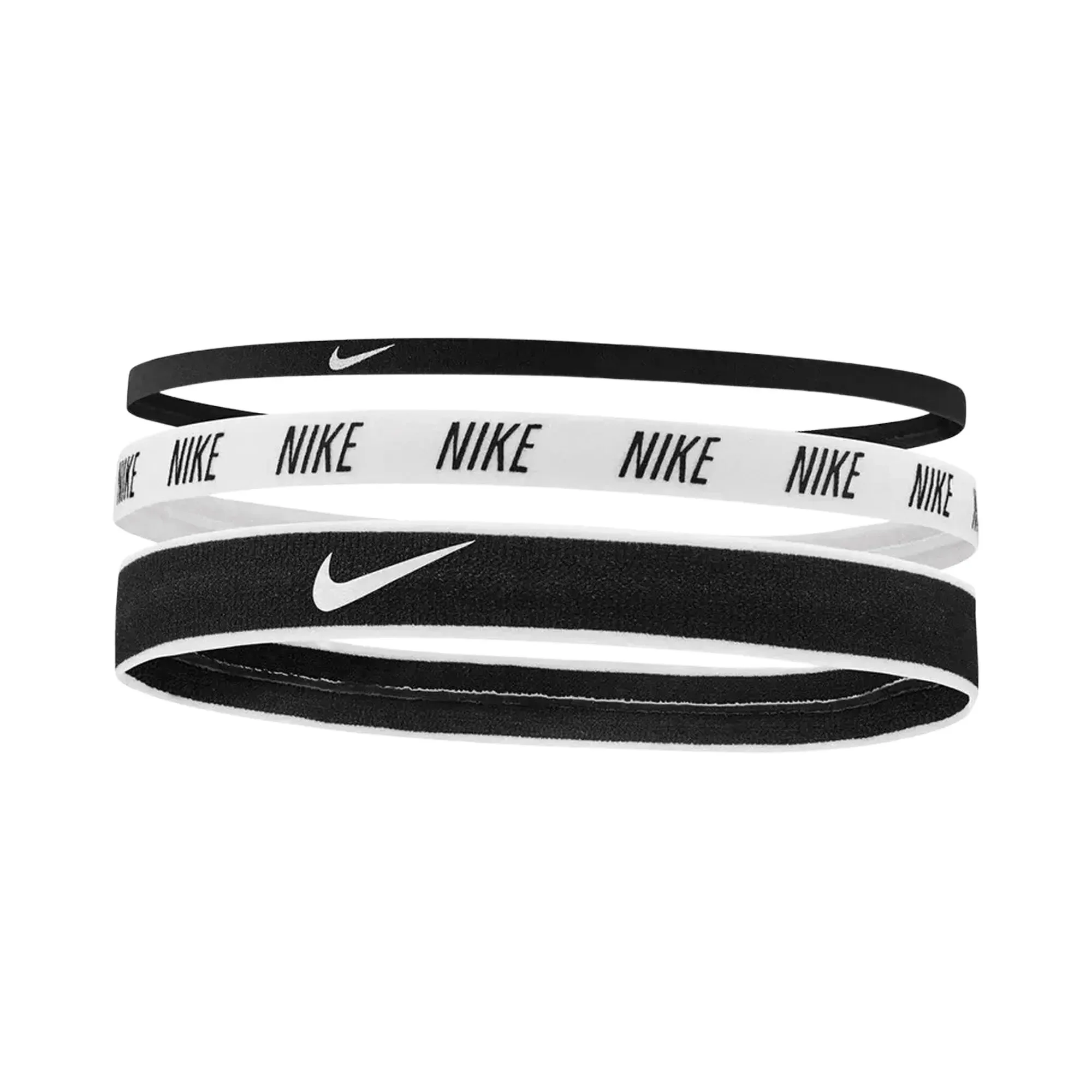 Nike Mixed Width Headbands 3PK white, black, universal (One Size) N.000.2548.930.OS (original)