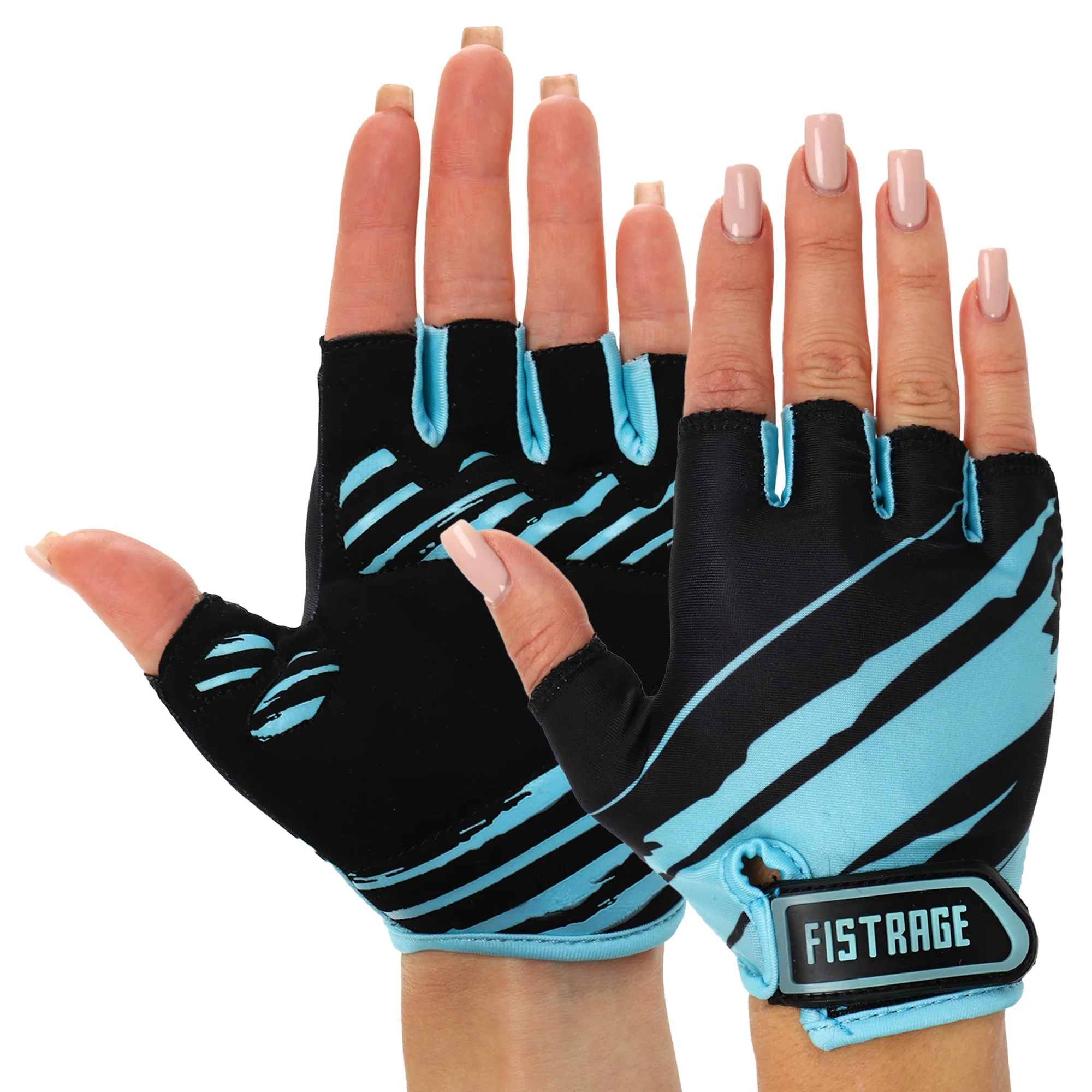 Рукавички для фітнесу та тренувань FISTRAGE розмір синій M