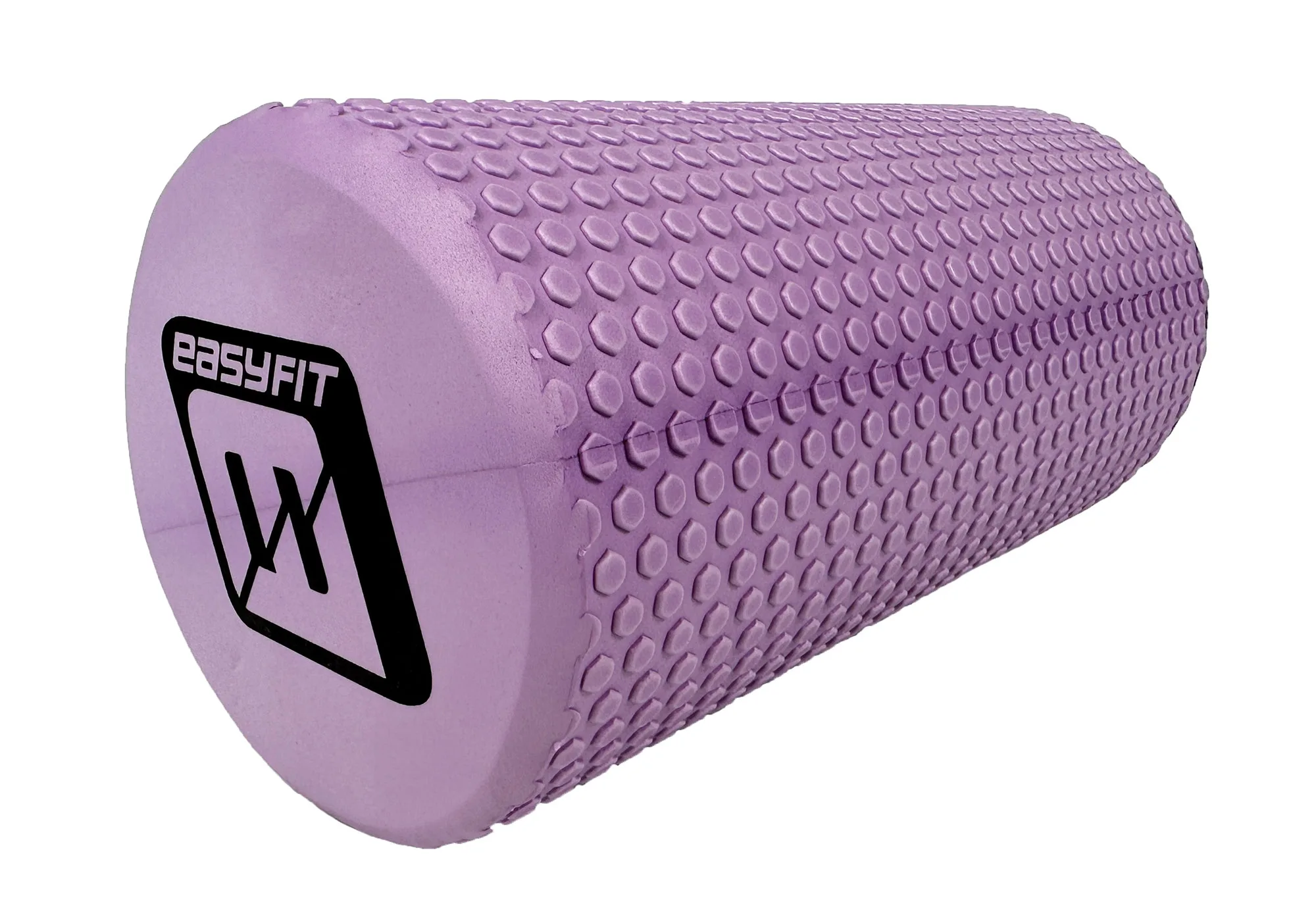 Масажний ролик EasyFit Foam Roller 30 см бузковий