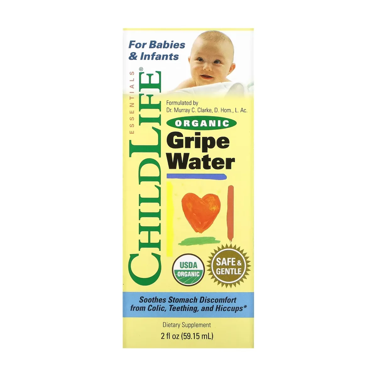 Organic Gripe Water - 59 мл