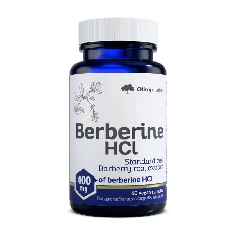 Berberine HCL 400 мг Barberry Root Extract - 60 капсул