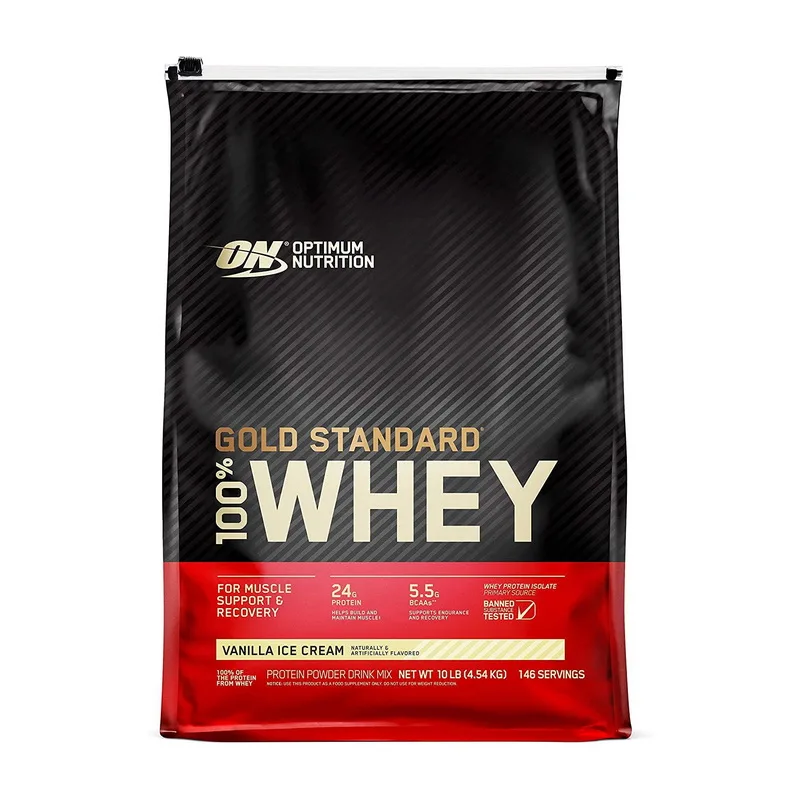 Gold Standard 100% Whey - 4,5 кг ванільне морозиво