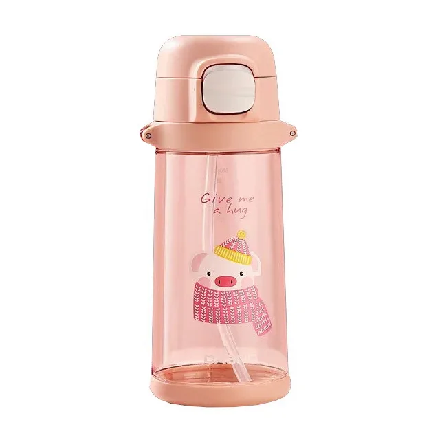 Casno Pig Waterbottle KXN-1219 - 690 мл, рожевий