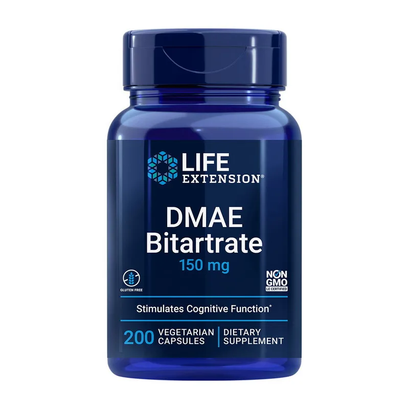 DMAE Bitartrate 150 мг - 200 капсул