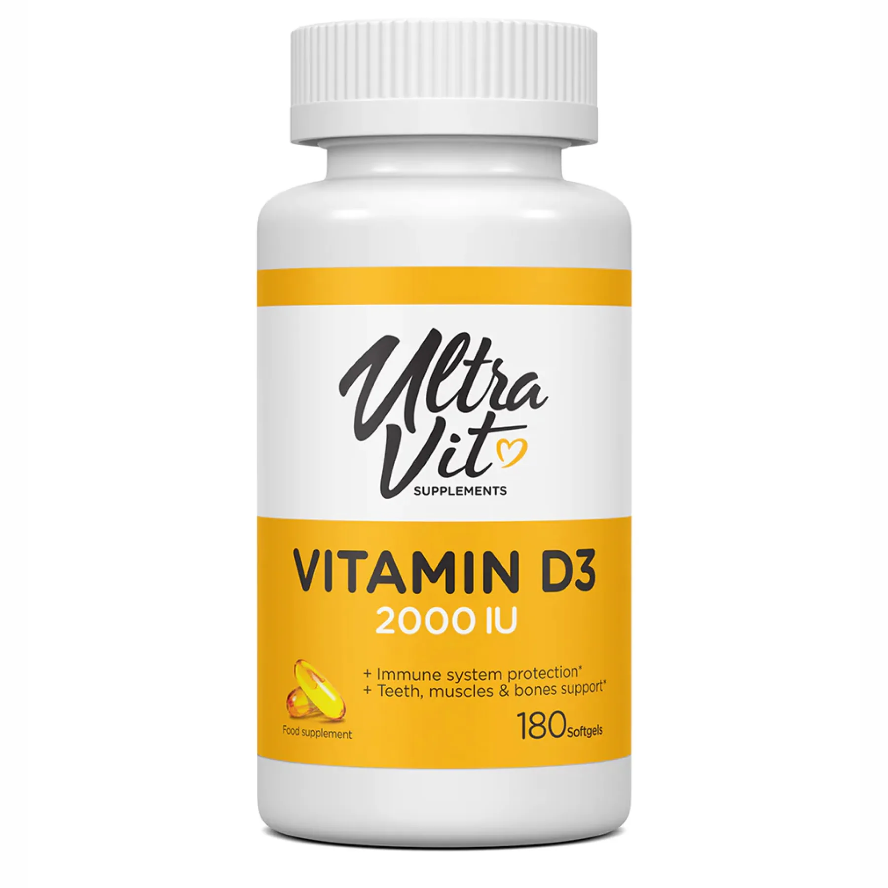 Vitamin D3 2000 IU - 180 софтгель