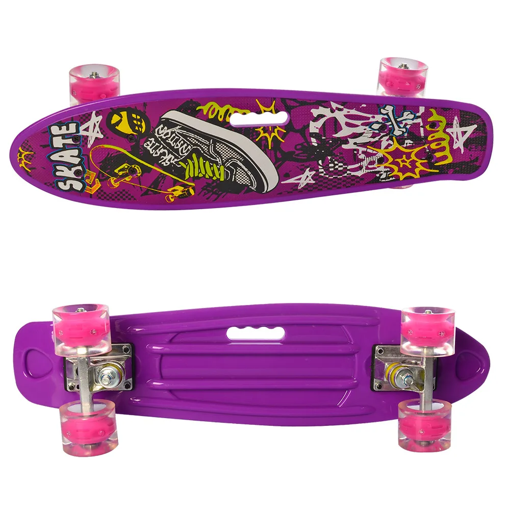 Скейт пенні борд Profi MS 0749-6 фіолетовий