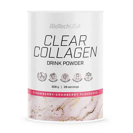 Clear Collagen (350 г, strawberry - журавлина)
