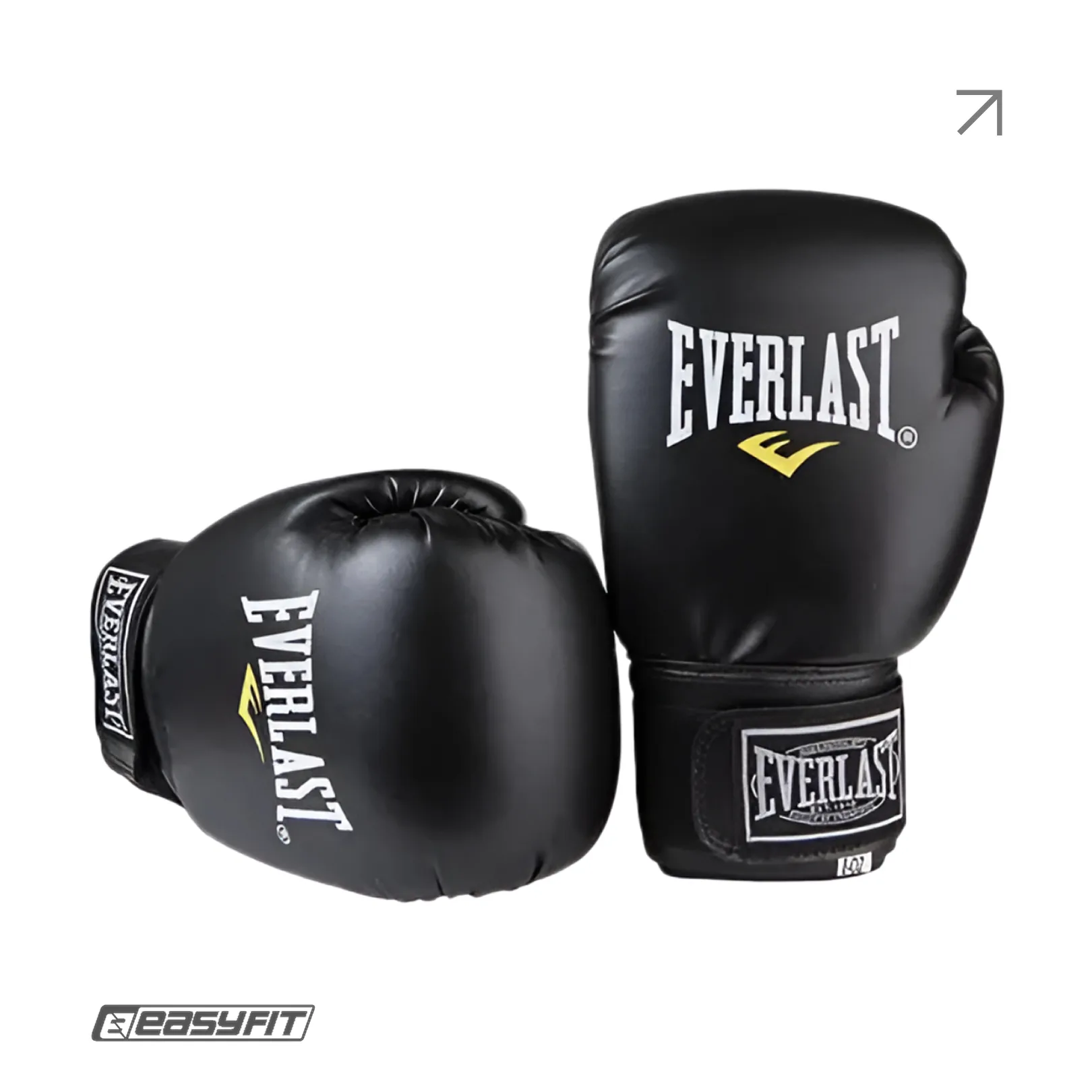 Боксерські рукавички Everlast 16 унцій чорні