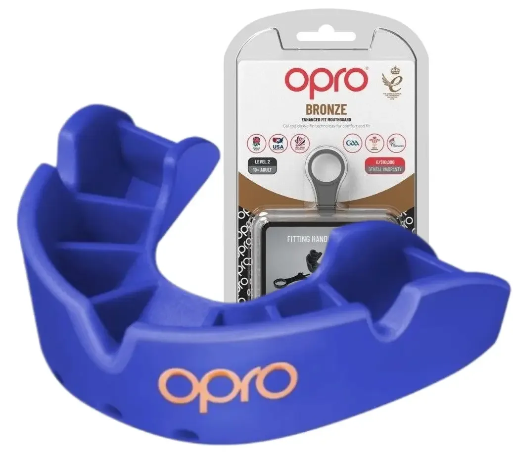 Капа Opro Bronze дитяча вік до 10 Синій art.102501002