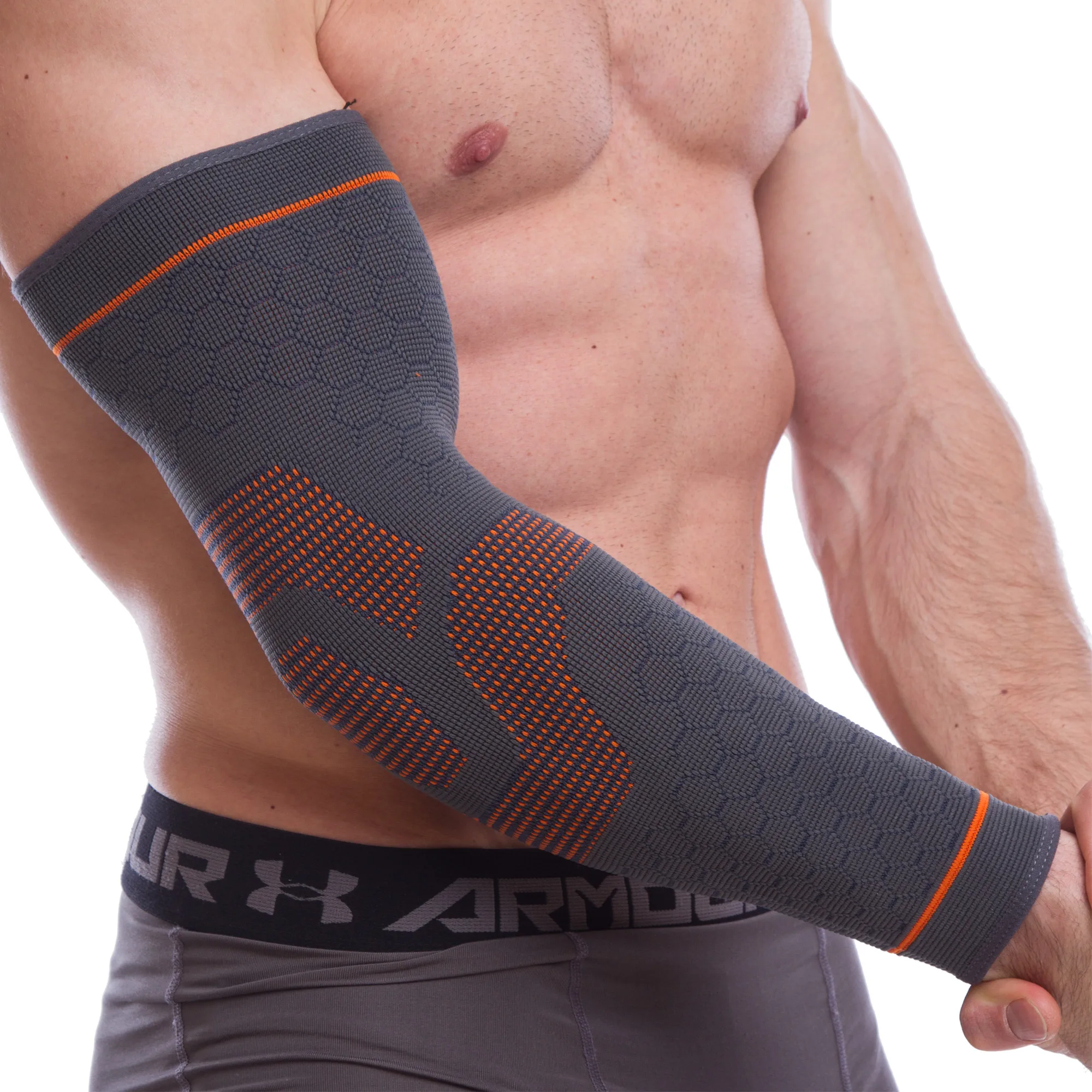 Sports compression arm sleeve SIBOTE 1 pc S/M