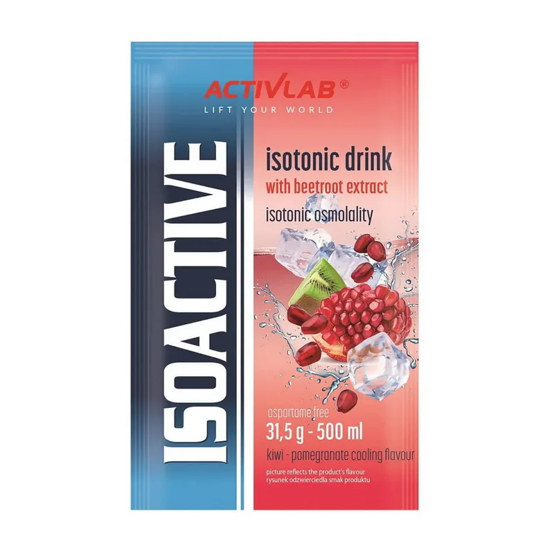 Isoactive Isotonic Drink - 31,5 г Малина & lime