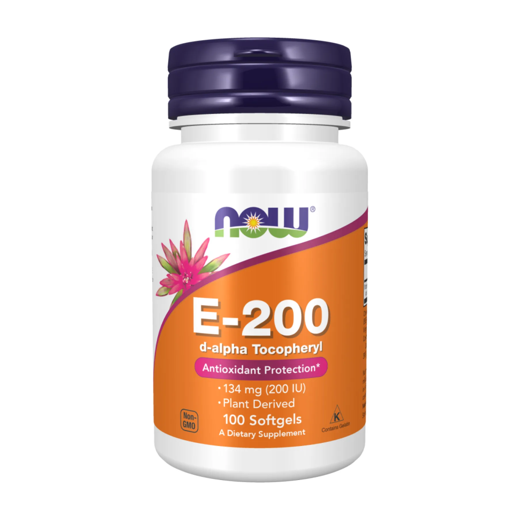 Vitamin E-200 D-Alpha Tocopheryl - 100 софтгель