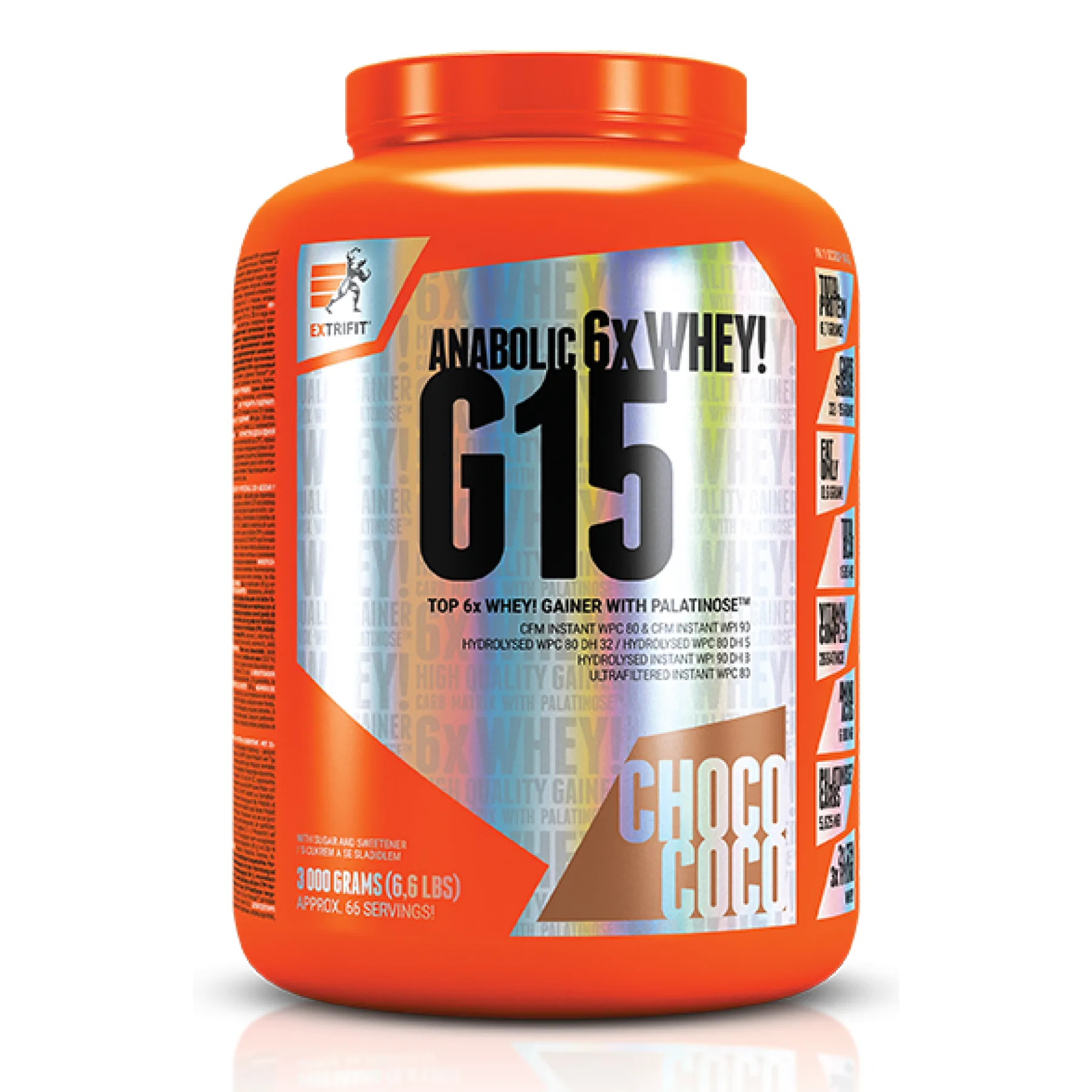 G15 Anabolic Gainer - 3 кг Шоколадно кокосовий