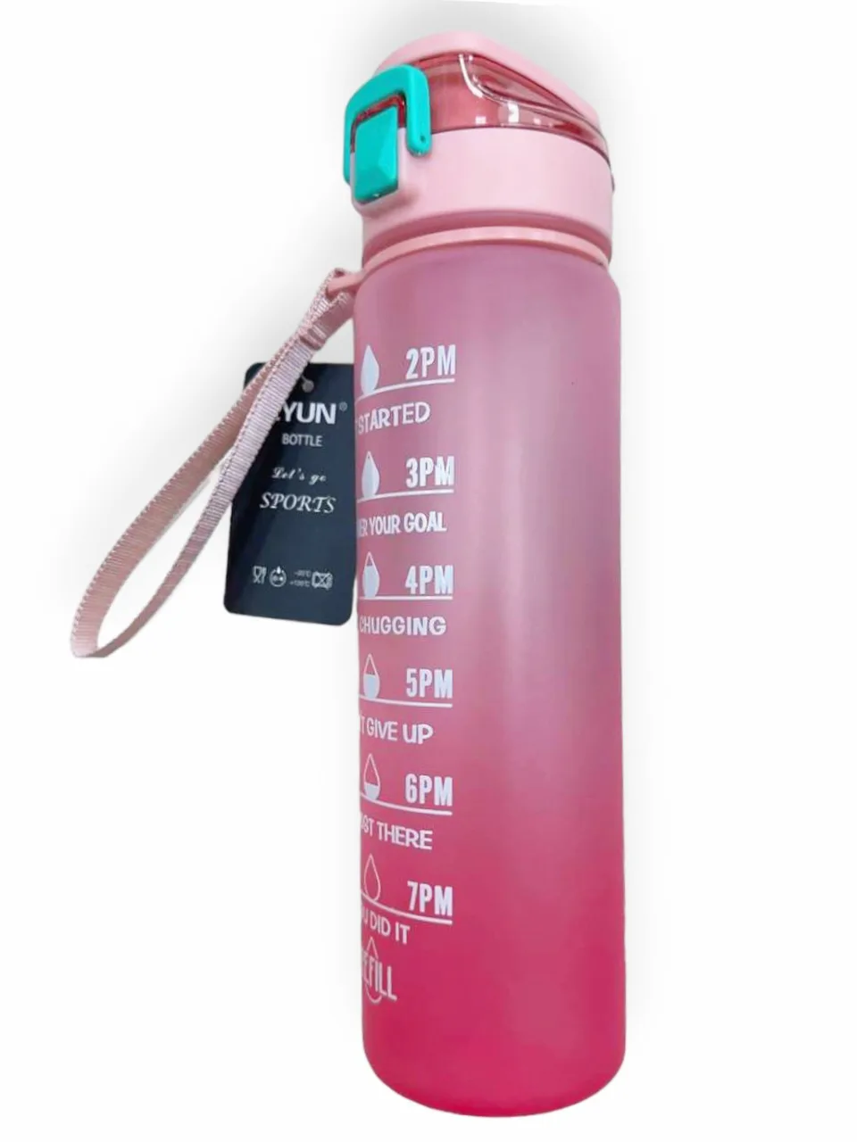 Пляшка для води EYUN 900ml рожевий-рожевий