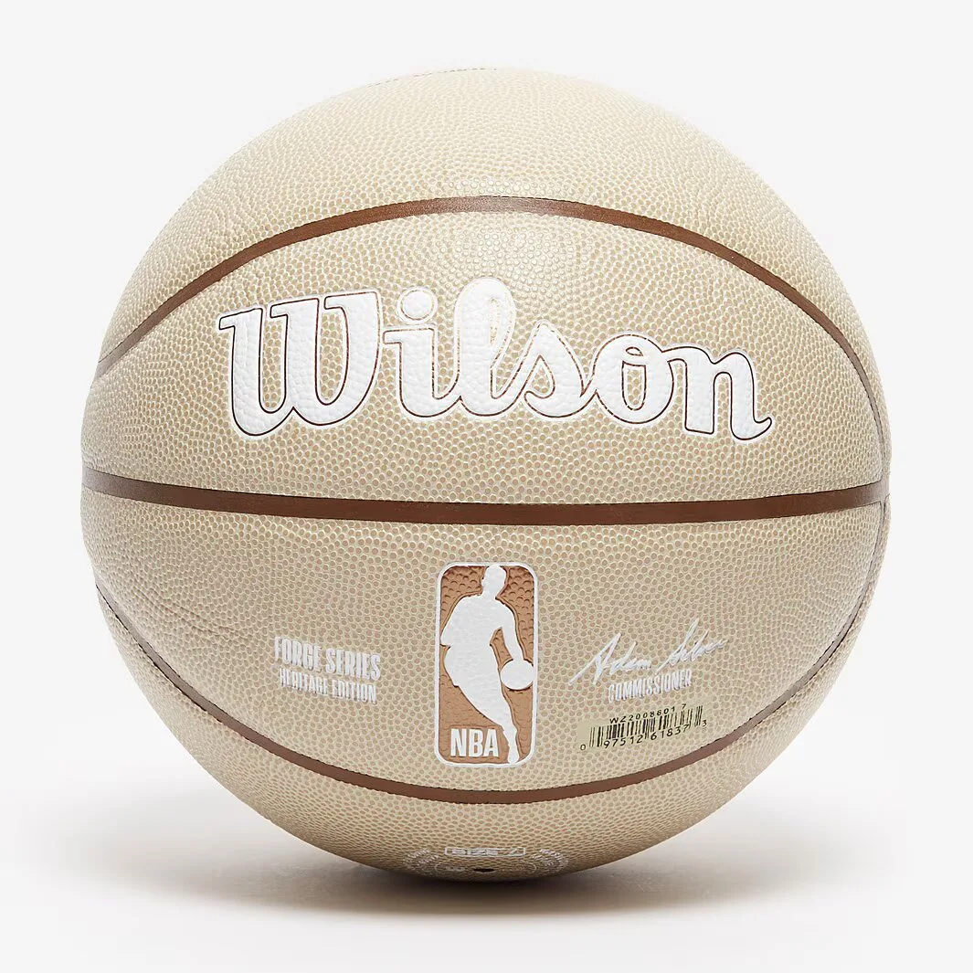 Basketball Wilson NBA FORGE PLUS HERITAGE BSKT Tan Size 7 WZ2008801XB7 (original)