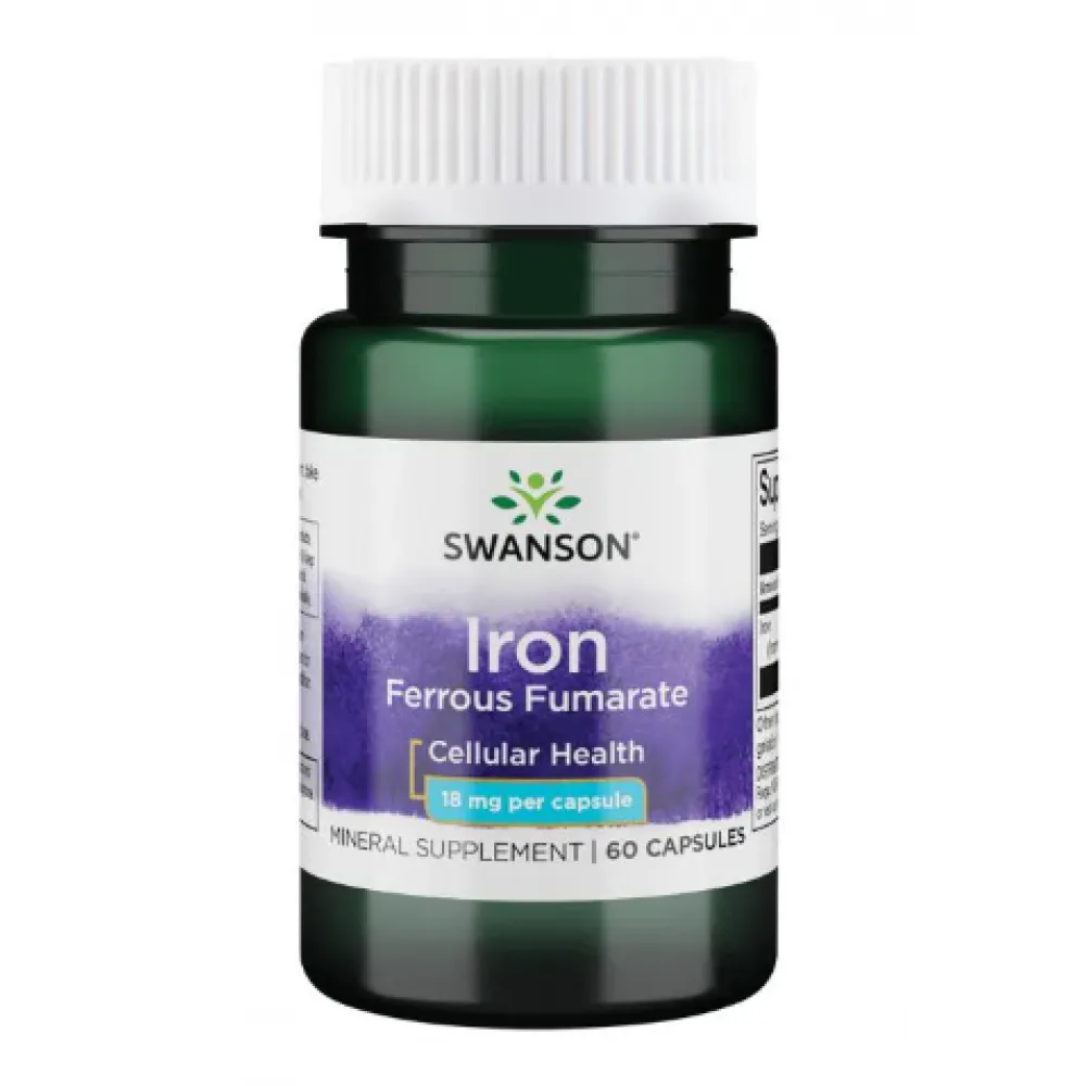 Iron Ferrous Fumarate 18 мг - 60 капсул