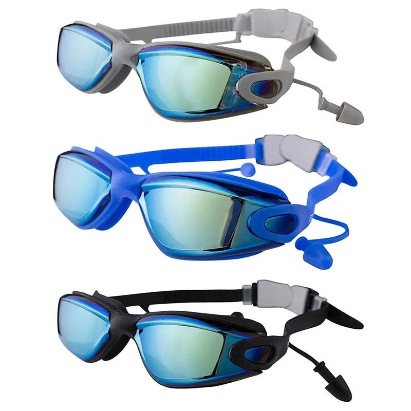 Окуляри для плавання SPD синій синій універсальний