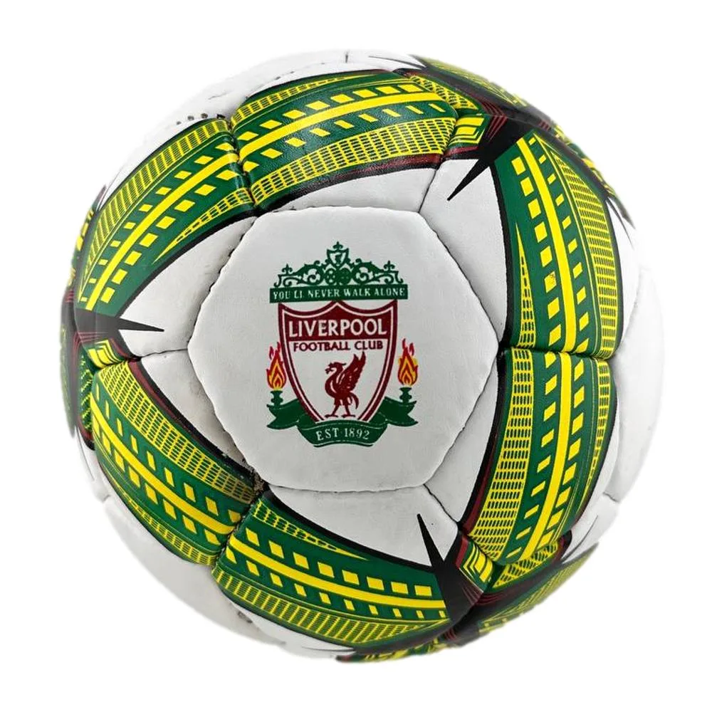 М'яч футбольний клуб "Liverpool" - білий/зелений