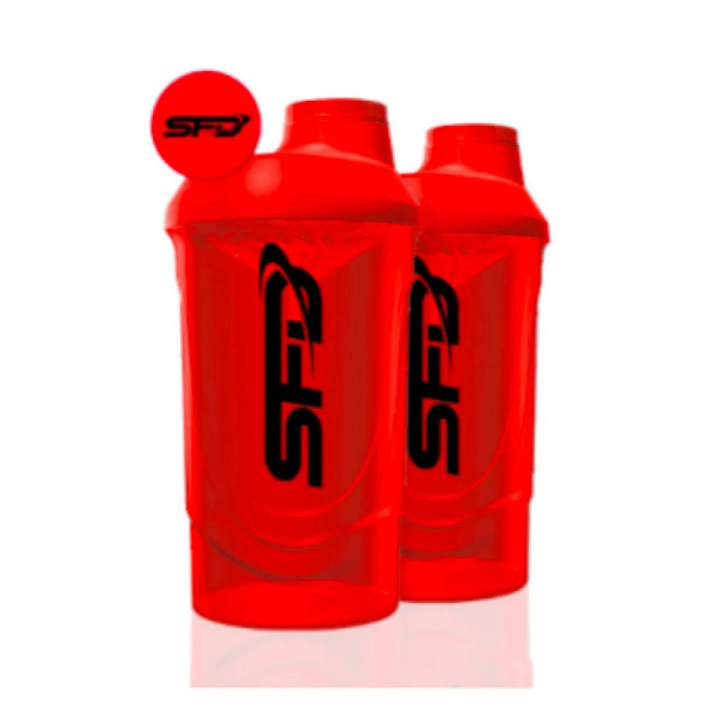 Shaker - 600 мл вогненно червоний