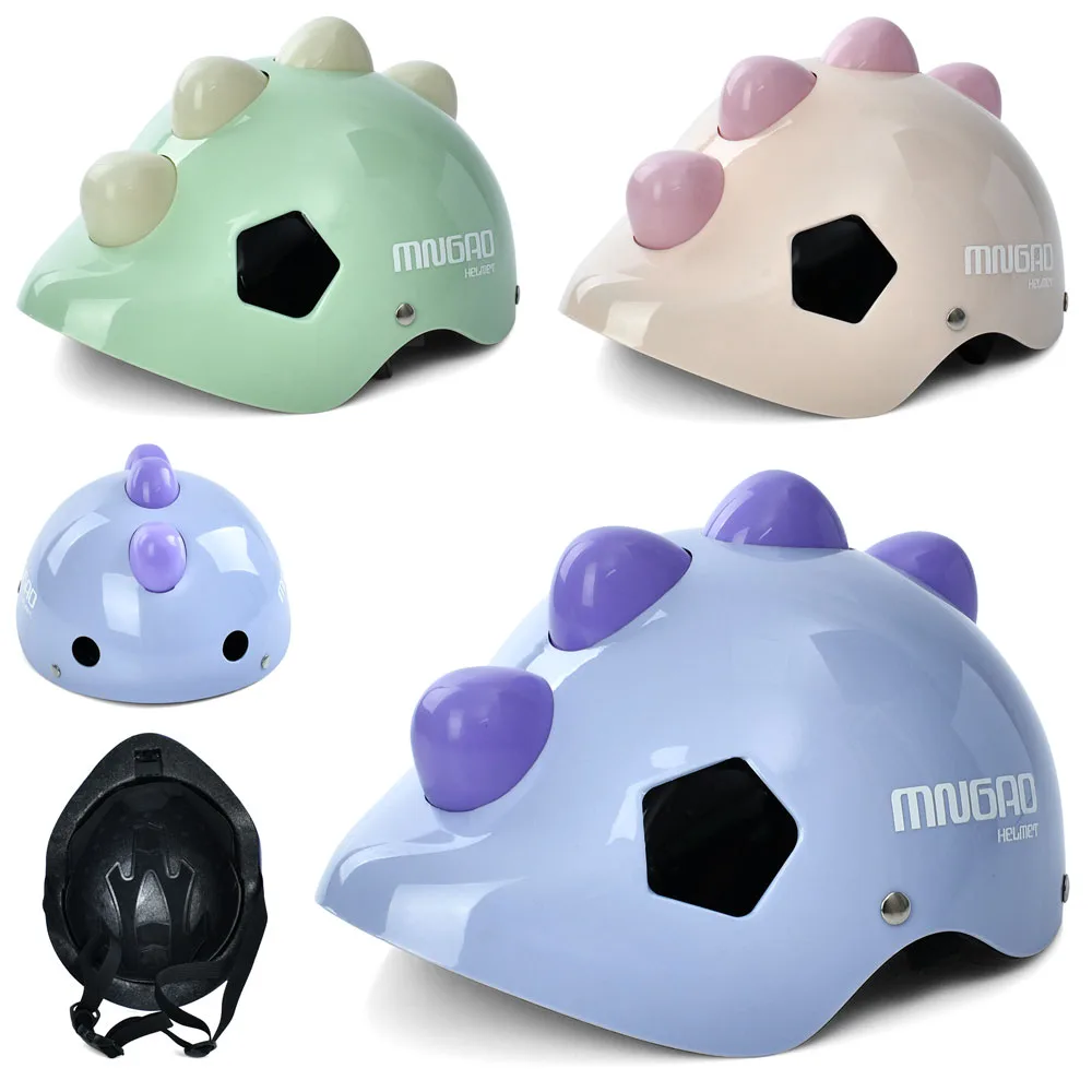 Шолом захисний "дінозавр" зелений