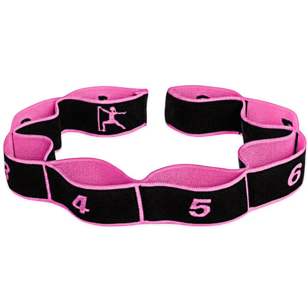 Еспандер стрічка EasyFit з петлями для тренувань рожевий (EASY)