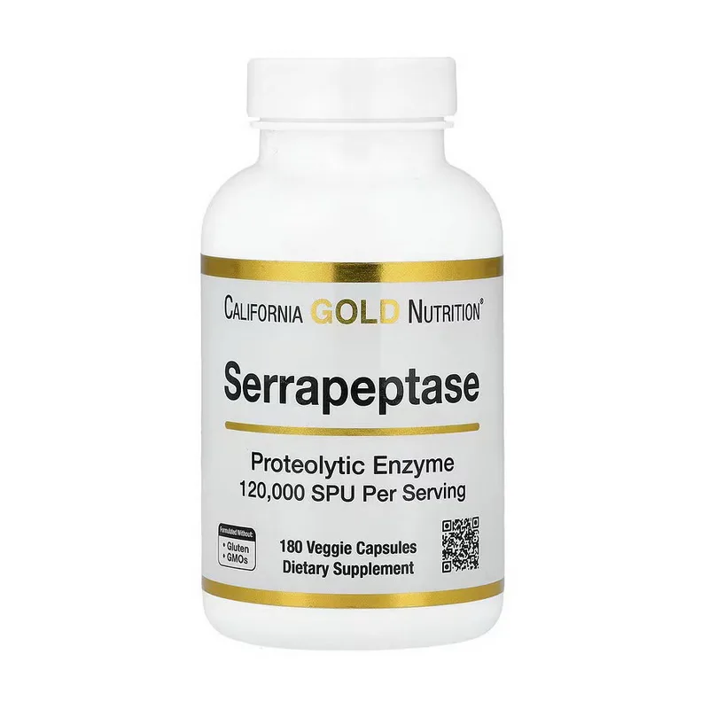 Serrapeptase 120000 SPU - 180 капсул