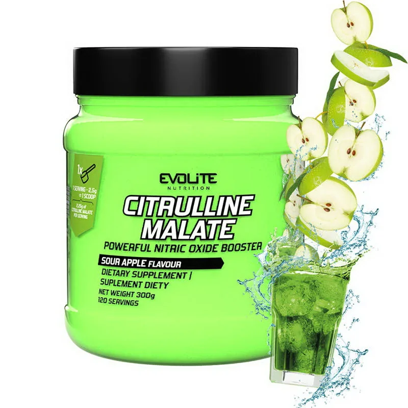 Citrulline Malate - 300 г кисле яблуко
