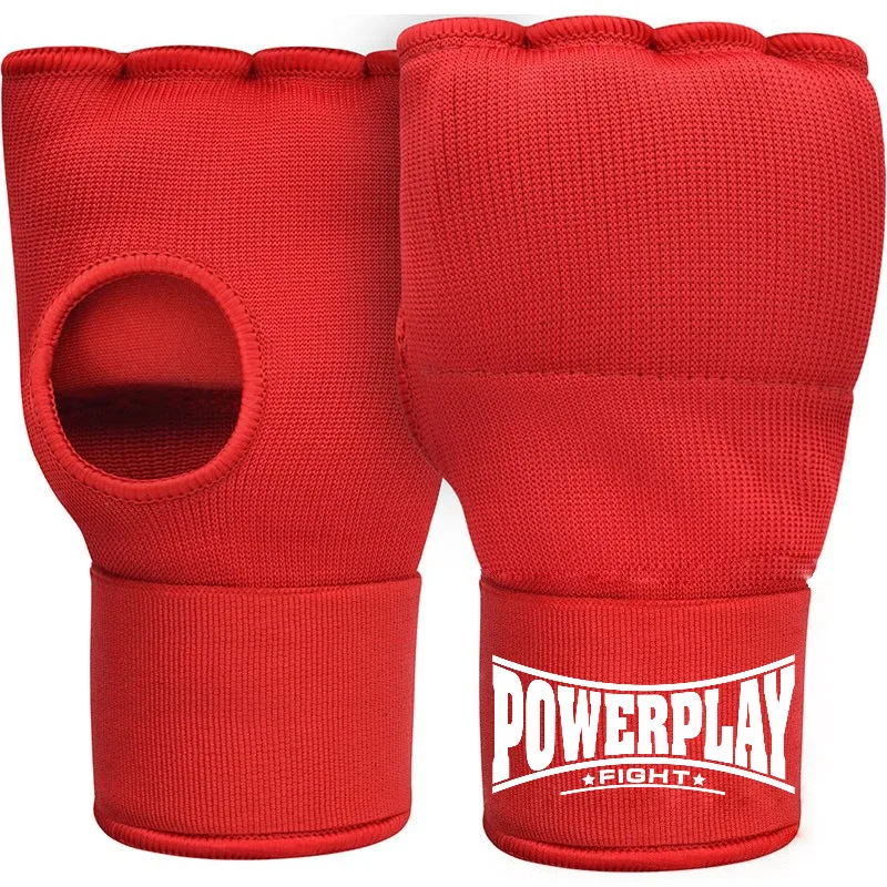 Бинти-рукавиці PowerPlay 3096 з гелевими подушечками червоні S