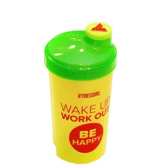 Shaker Wake Up Work Out Be happy - 700 мл Зелений