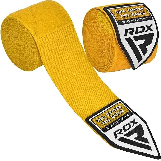 Бинти для боксу RDX Hand Wraps Yellow (2,5 м.)