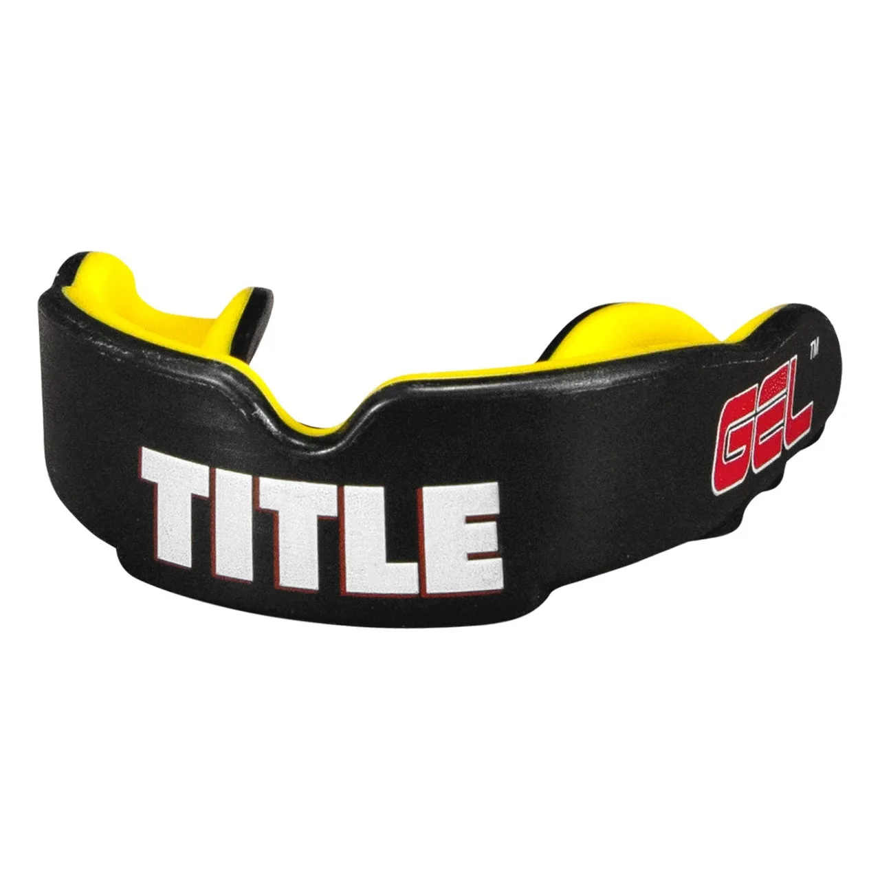 Капа TITLE Boxing Gel Victory 2,0 доросла (вік 11+) Black/Yellow