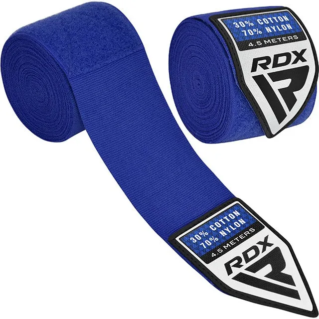 Бинти для боксу RDX WX Professional Boxing Hand Wraps Blue (4,5 м.)