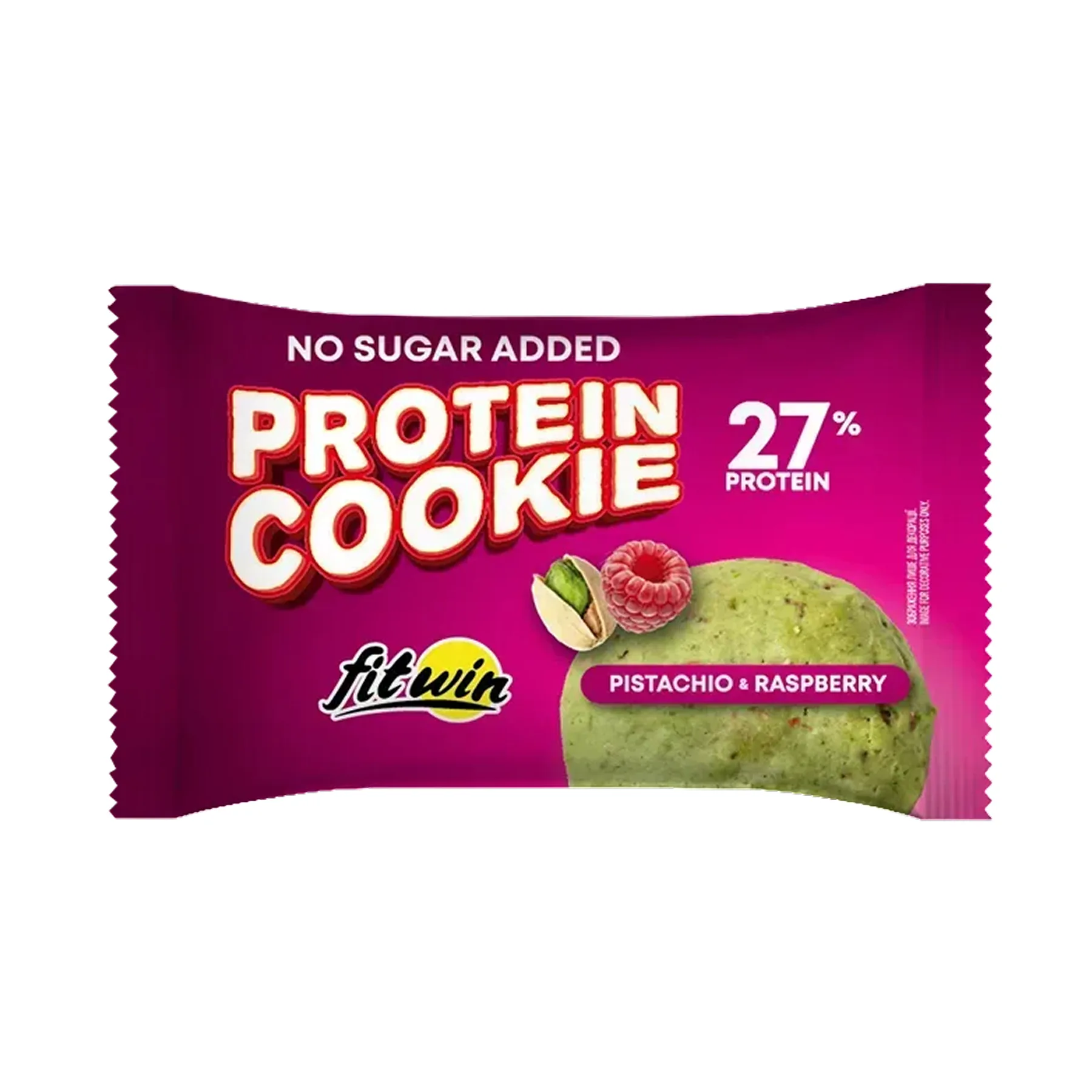 Protein Cookie 27% - 40 г фісташка малина