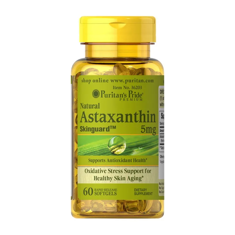Astaxanthin 5 мг - 60 софтгель