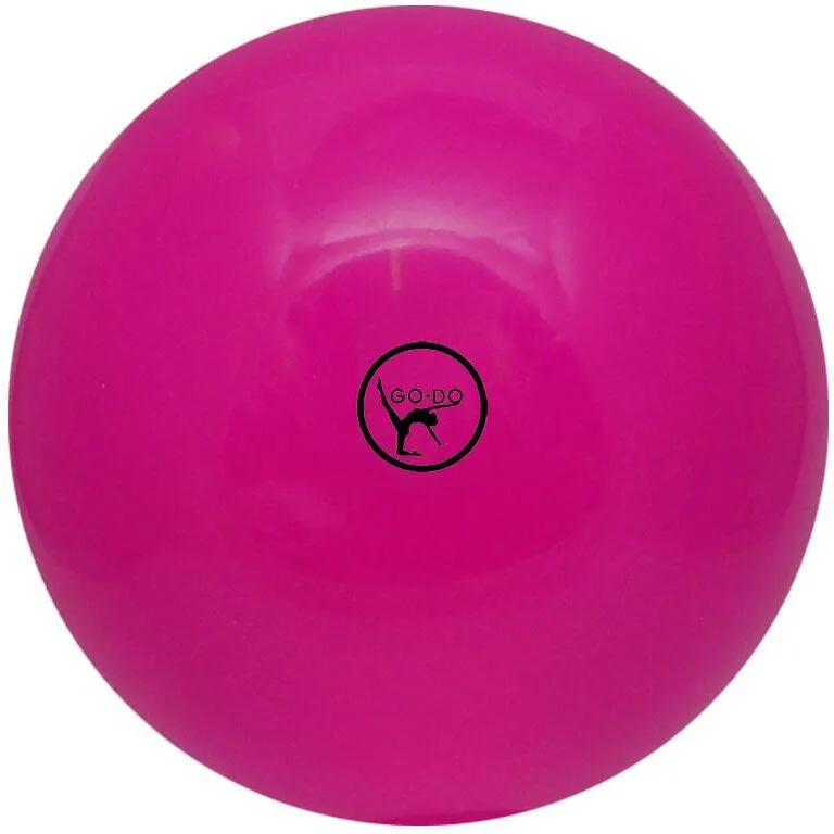 М'яч для художньої гімнастики Go Do 15 см рожевий