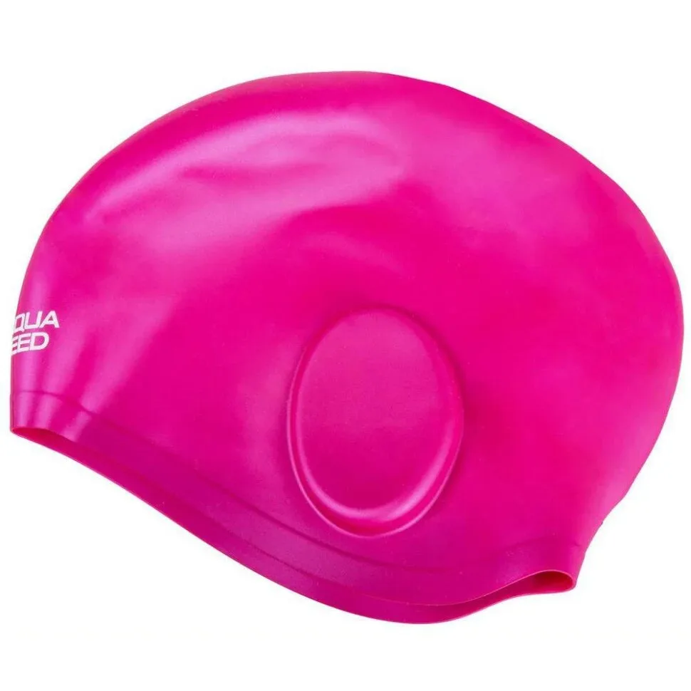 Шапка для плавання Aqua Speed EAR CAP VOLUME 60472 рожевий універсальний 284-03 (оригінал)