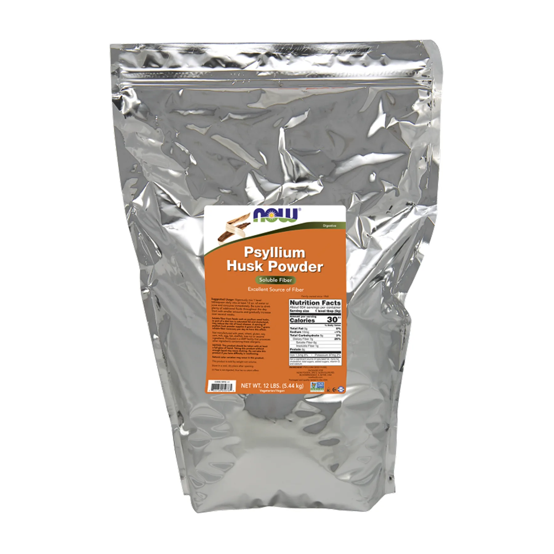 Psyllium Husk Powder - 5,44 кг