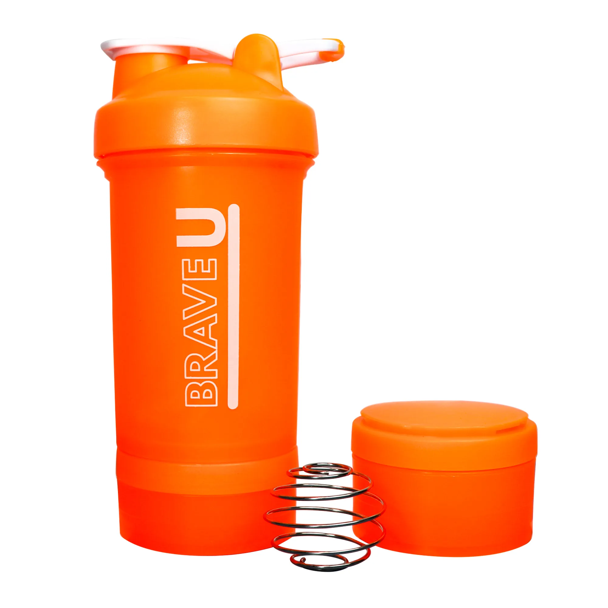 Shaker with containers 3 in 1 - 600 мл Апельсин