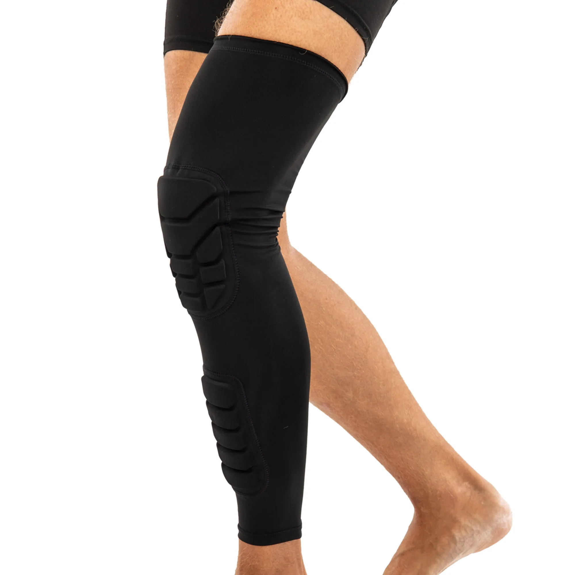 Наколінник-панчоха баскетбольний компресійний із захисними накладками рамер 1 шт XL
