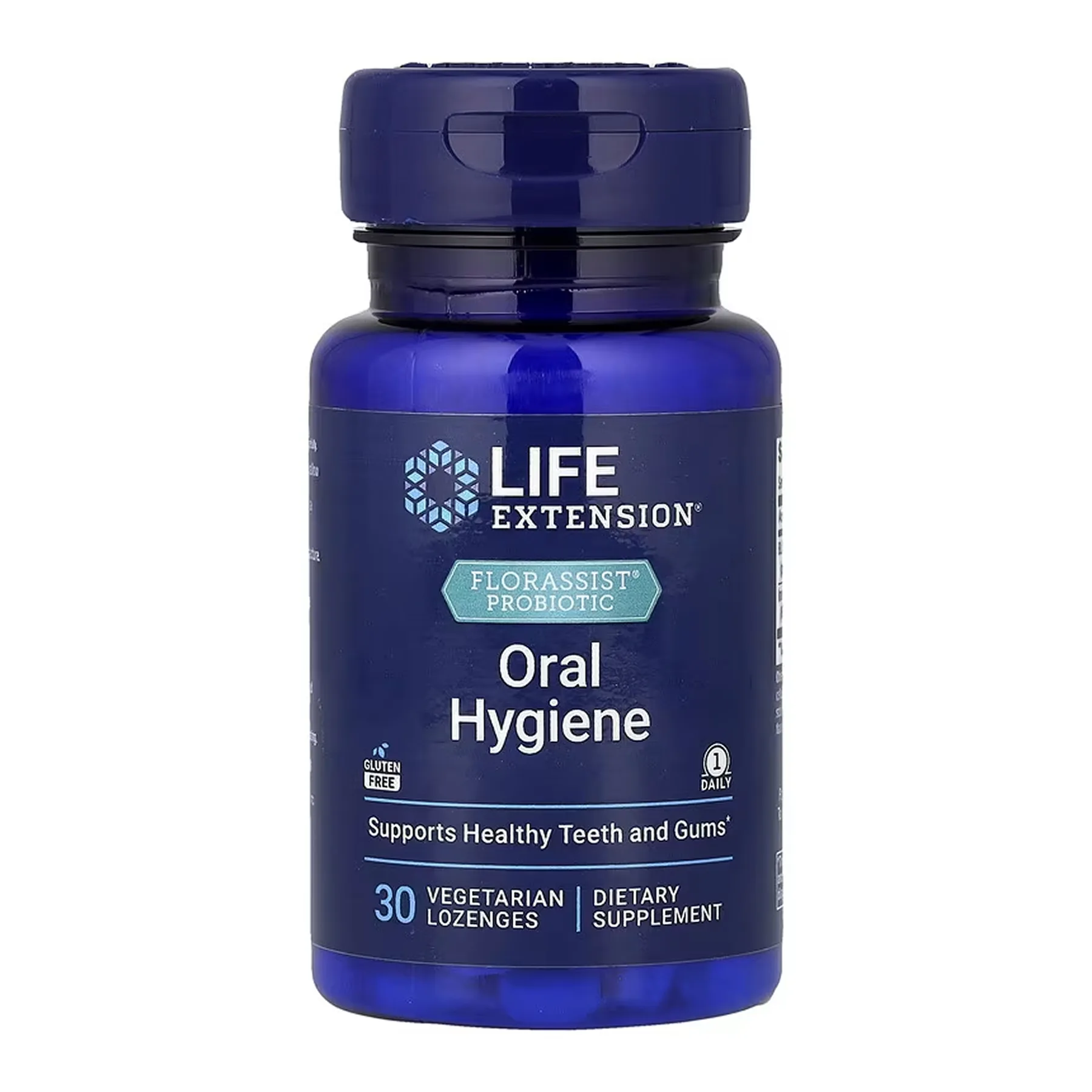 FLORASSIST® Probiotic Oral Hygiene - 30 вегетаріанські пастилки