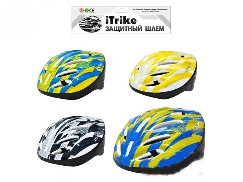 Шолом захисний MS 0343 синій-жовтий