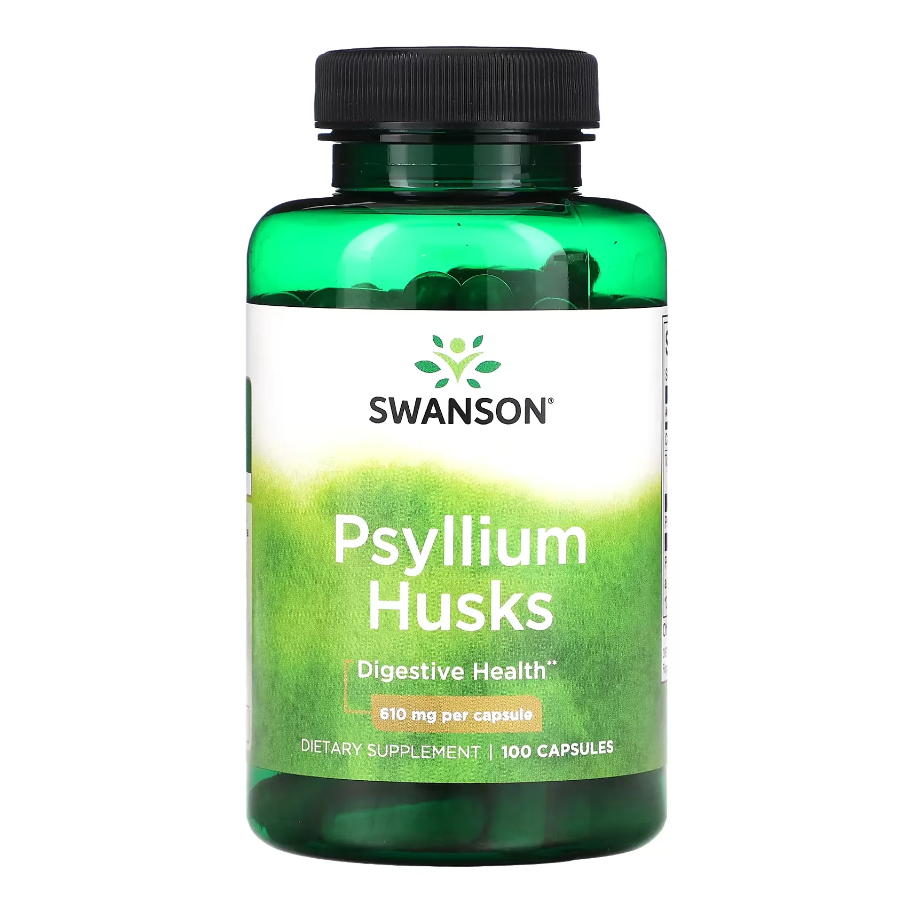Psyllium Husks 610 мг - 100 капсул