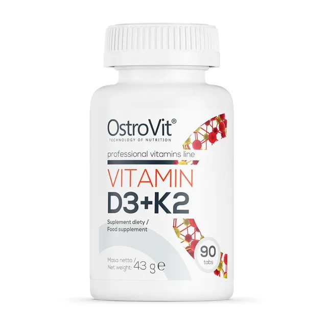 Vitamin D3 + K2 - 90 таблеток