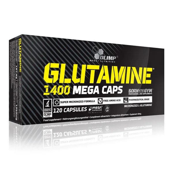 L Glutamine 1400 mega caps 1 блистер - 30 капсул