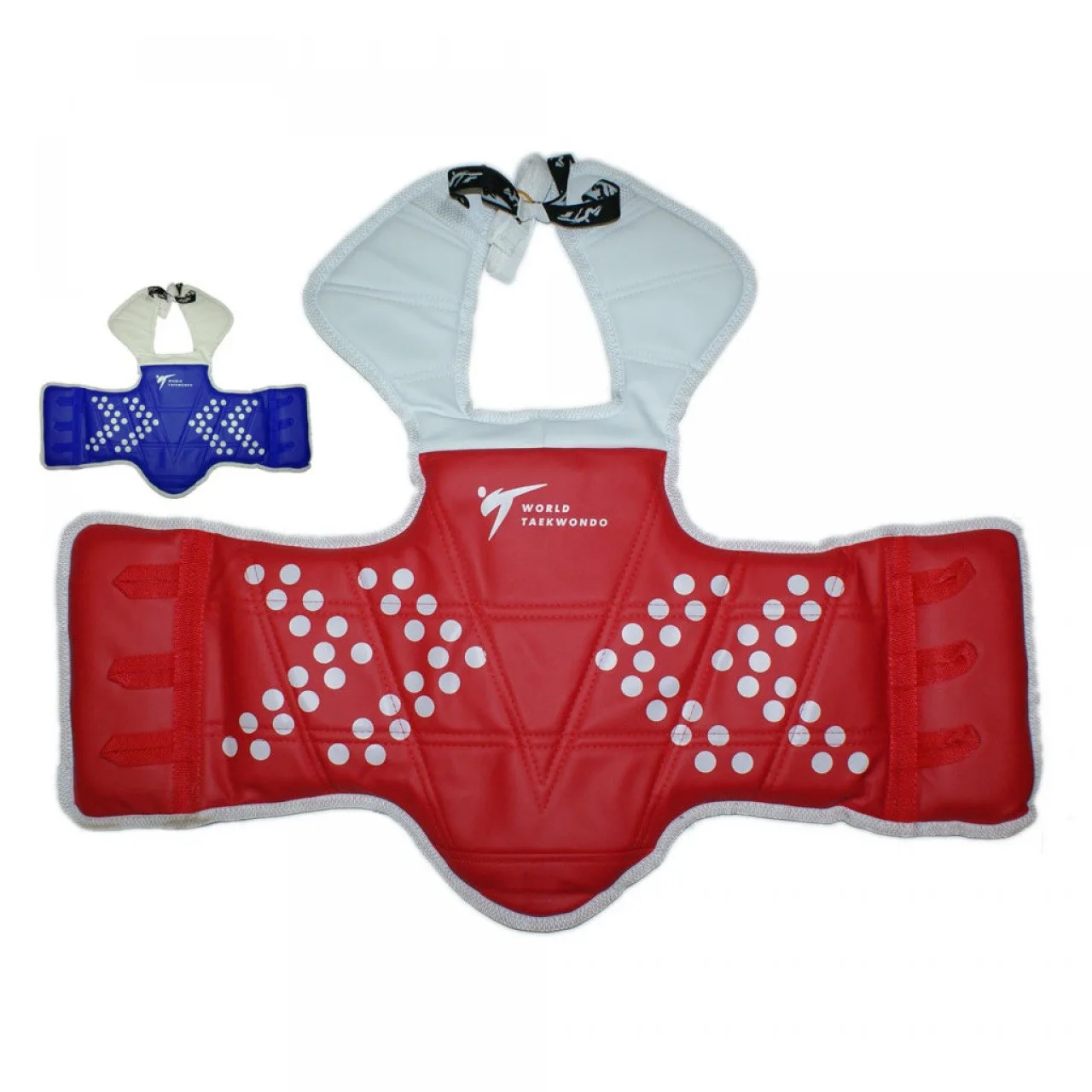 Захист корпусу та ключиці (жилет) двосторонній розмір 3 - синій/Червоний