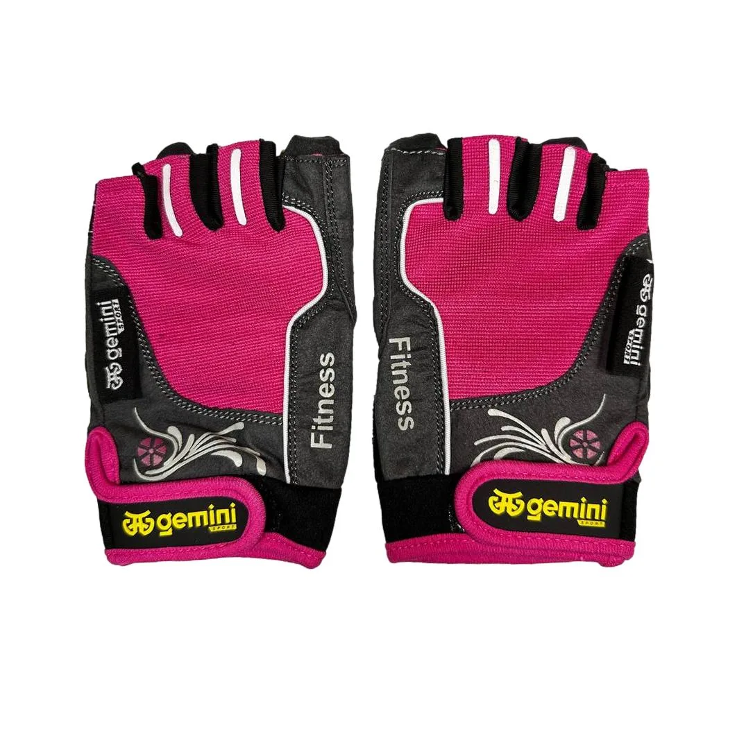 Рукавички для фітнесу M - рожевий