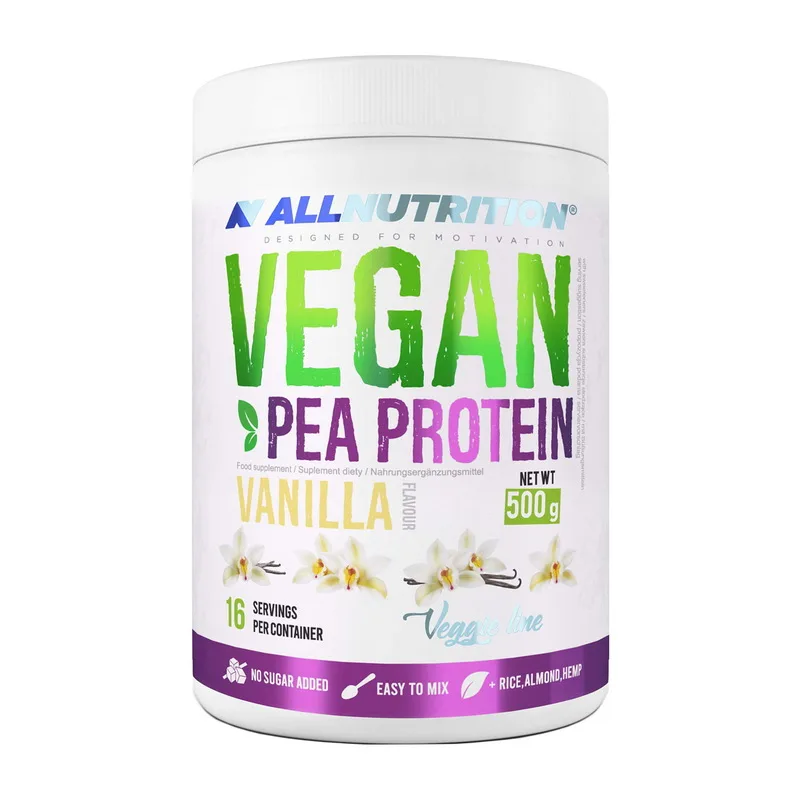 Vegan Pea Protein - 500 г ваніль