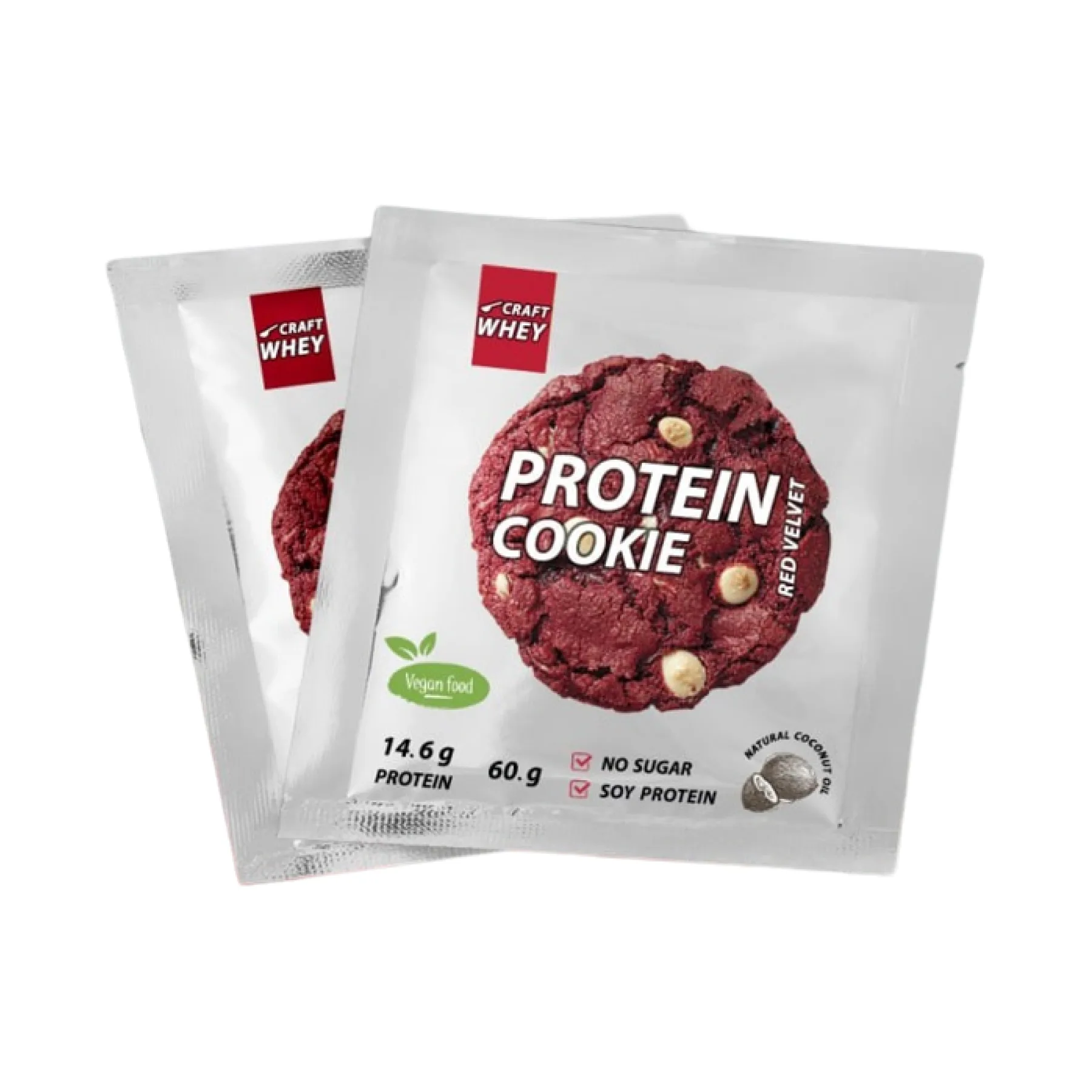 Protein Cookie - 60 г червоний оксамит (поодинці)