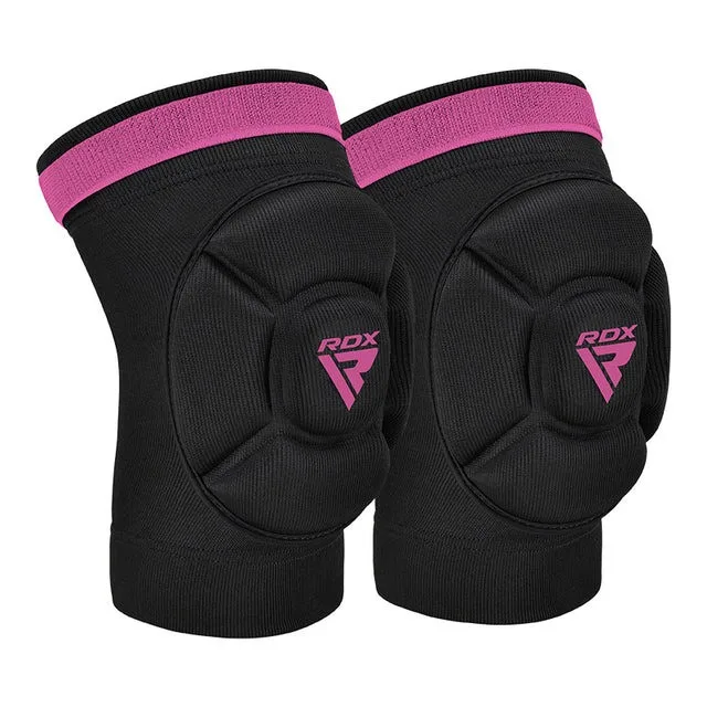 Наколінники спортивні RDX HOSIERY KNEE FOAM K5 BLACK/PINK-S (пара)
