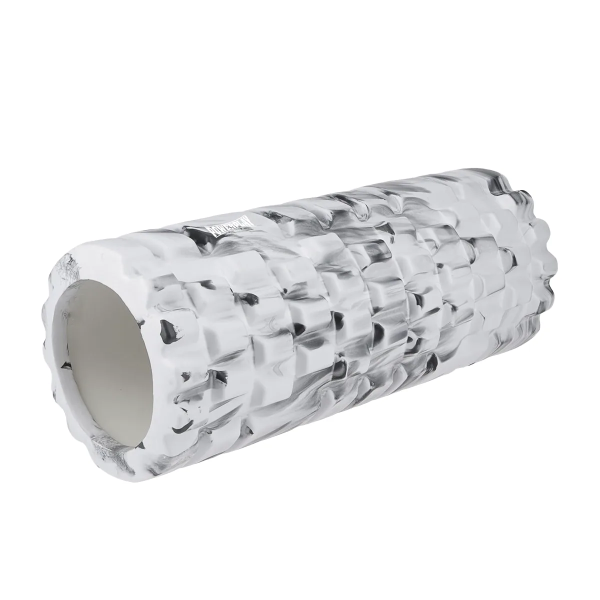 Масажний ролик (роллер) PowerPlay 4025 Massage Roller сіро-чорний 33x15 см